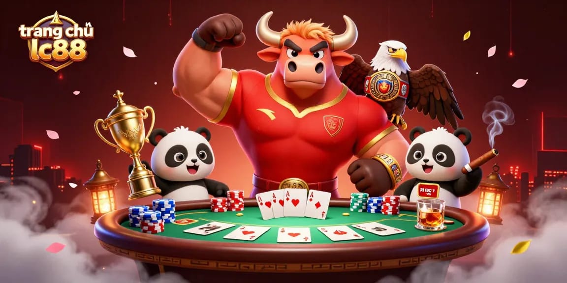 Experience thrilling gaming with trang chủ lc88, celebrating victory at an exciting poker table.