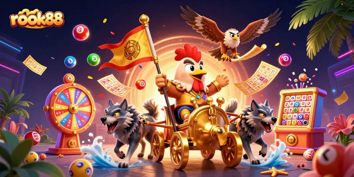 Engage with rokok88's exciting lottery scene featuring vibrant elements and dynamic characters.