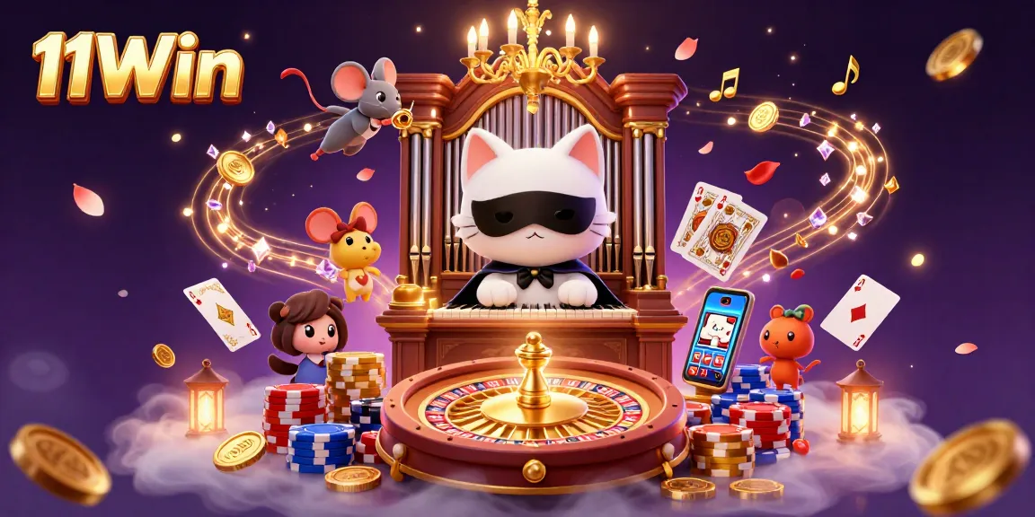 Experience thrilling wins with 11Win's captivating casino magic and vibrant gaming elements.