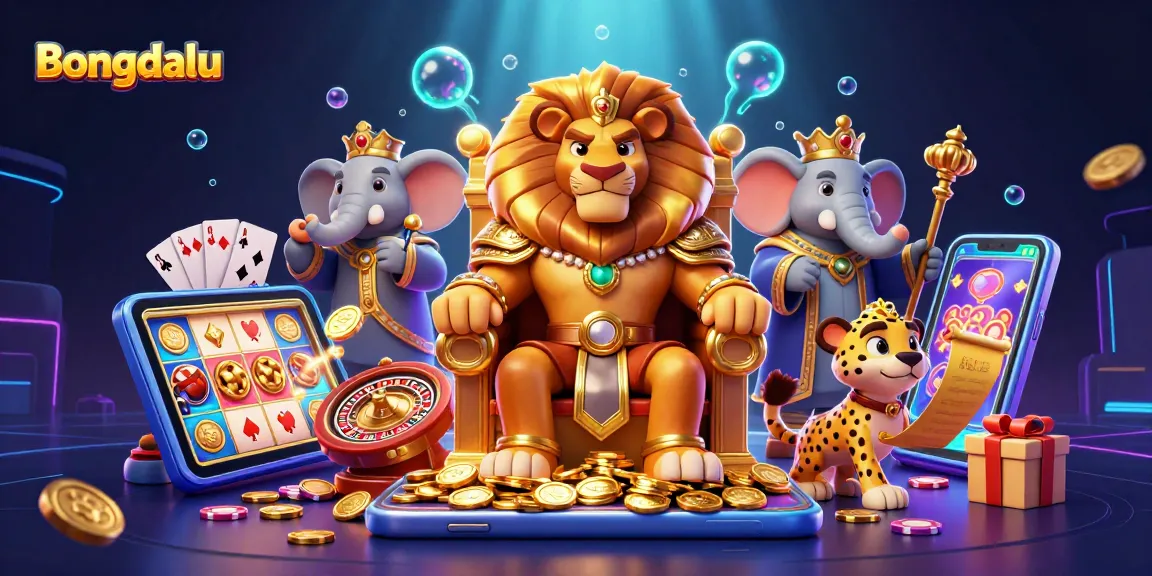 Bongdalu reveals an exhilarating online casino scene featuring dynamic characters, golden coins, and engaging gambling elements.