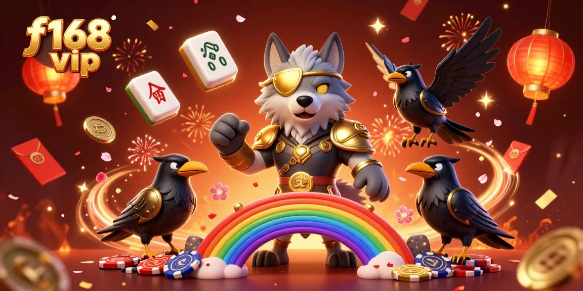 Experience thrilling adventures at f168 vip with a mesmerizing 3D digital illustration of a casino world.