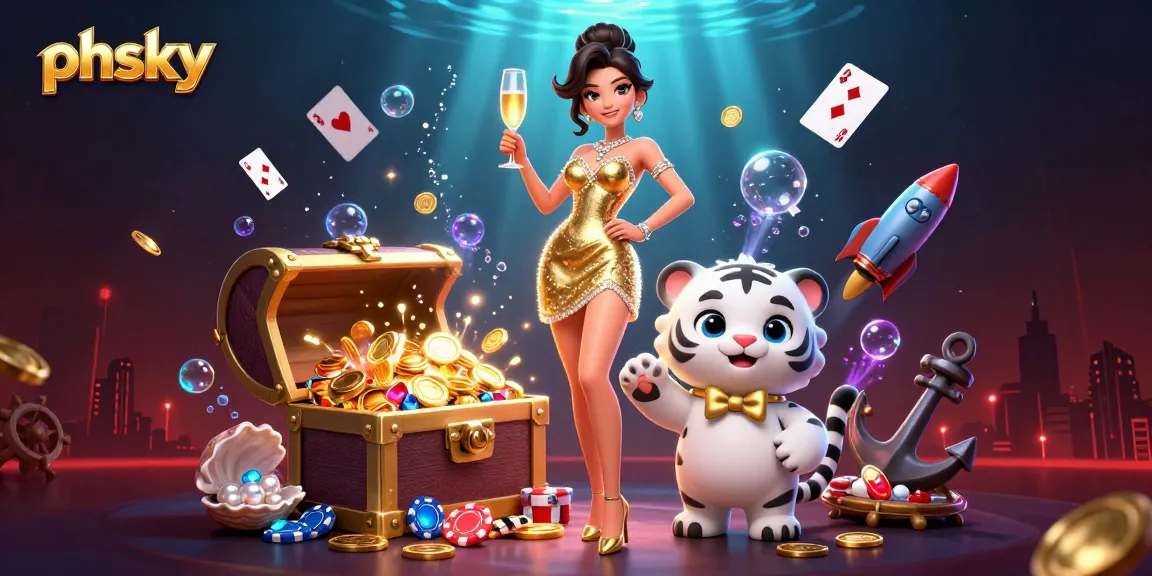 PHSKY invites players to indulge in thrilling games with glamorous characters and rich casino elements.