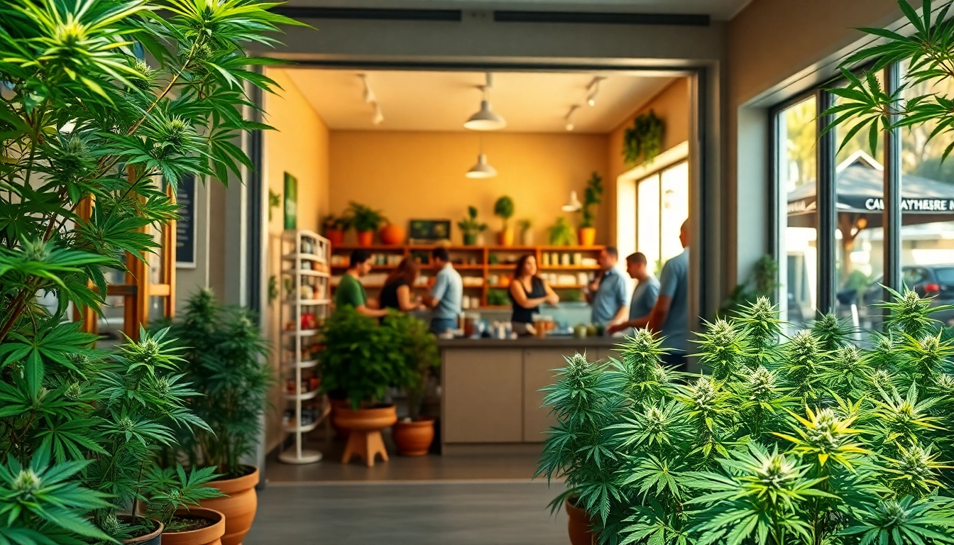 Browse the Cannabis shop association Lloret de Mar with welcoming ambiance and vibrant greenery.
