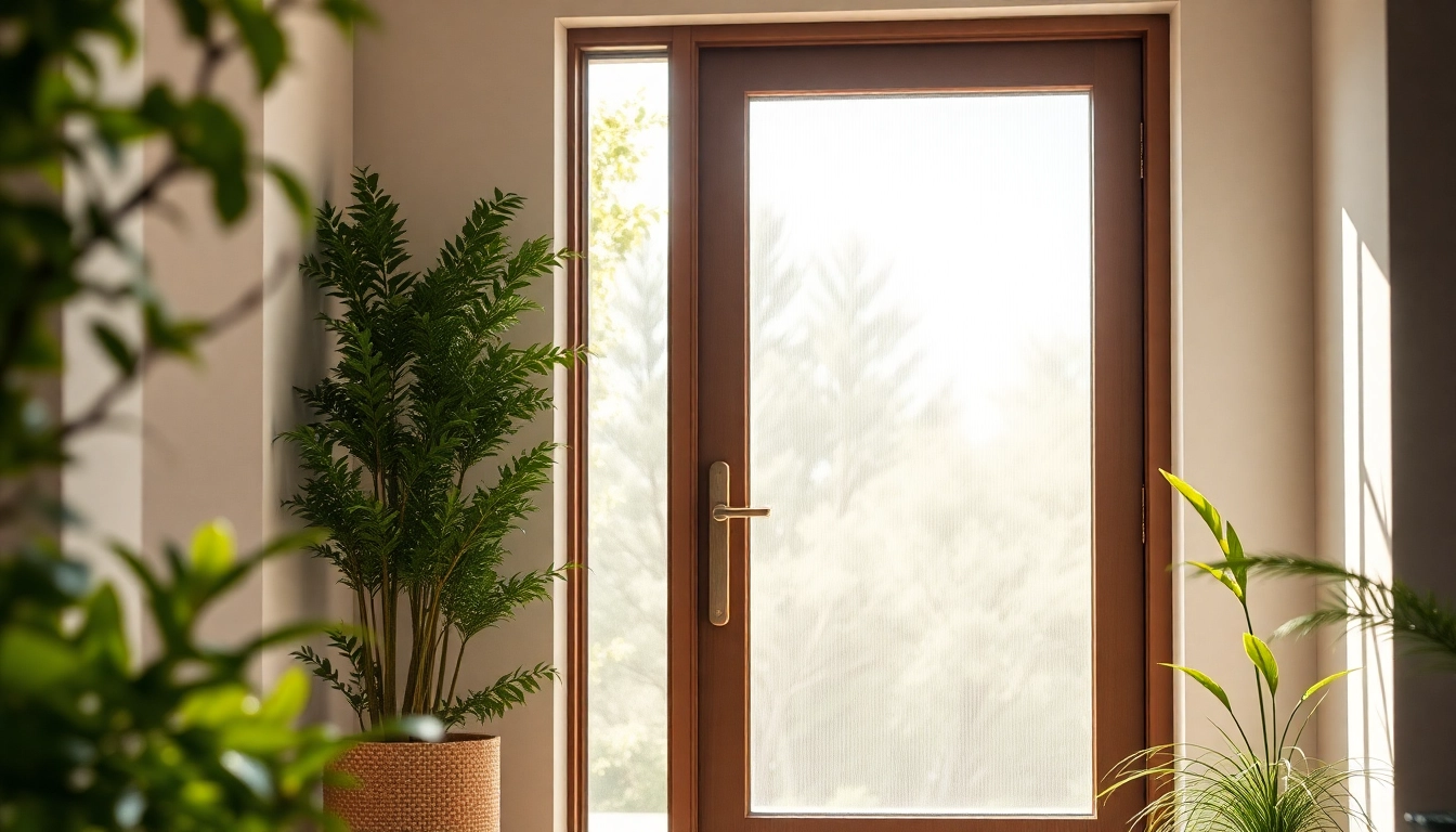 Effortlessly install the myggenet dør to keep insects out while enjoying fresh air.