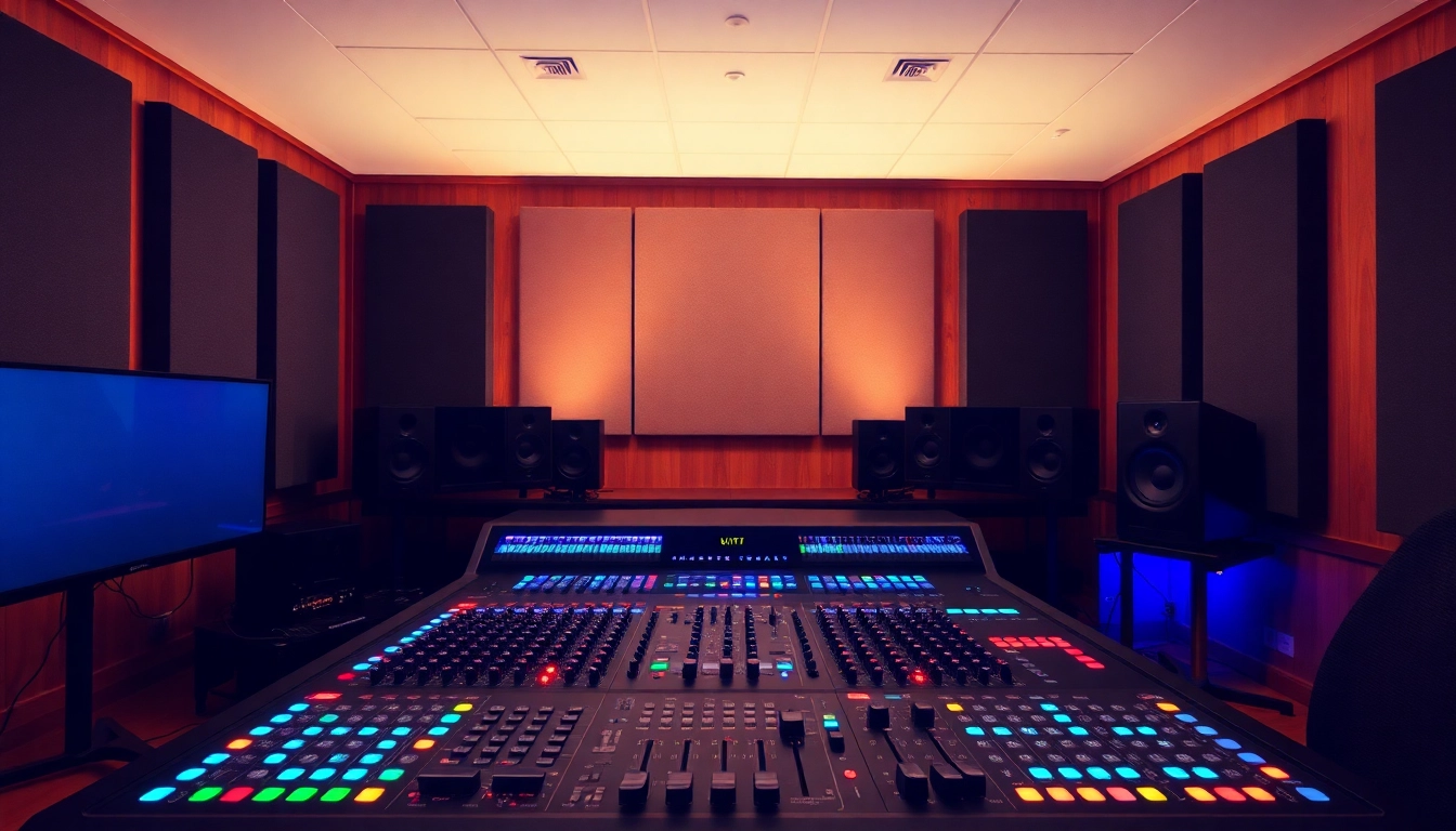Experience precise online audio mastering in a professional sound studio with advanced equipment.