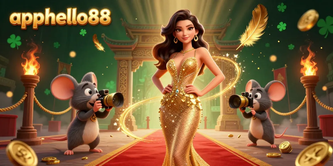 Experience thrilling adventures with apphello88 at a vibrant online casino featuring decorated characters and game elements.