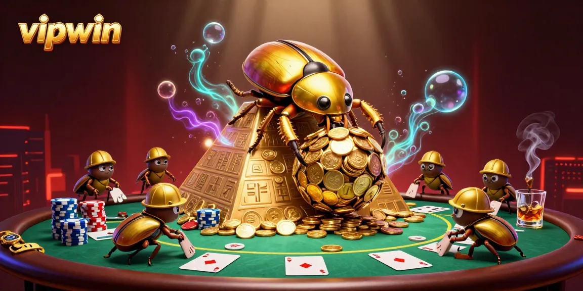 Experience thrilling gameplay at vipwin with lively casino action illustrated in a dynamic scene.