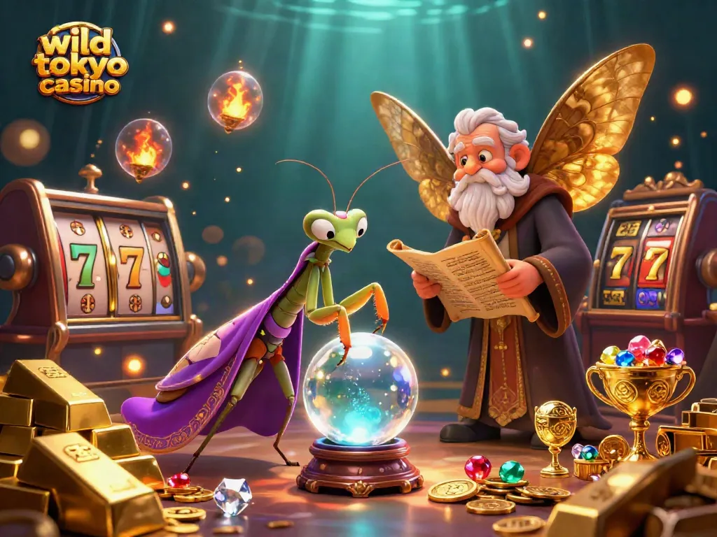 Engage with exciting gameplay at Wild Tokyo Casino featuring fantasy characters and casino elements.