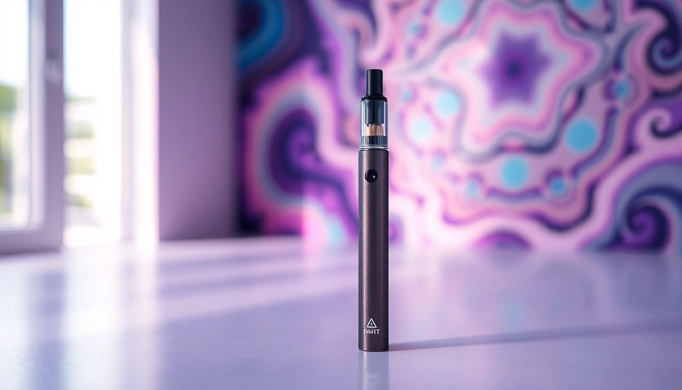 Buy dmt with a featured DMT vape pen against psychedelic backgrounds showcasing details.