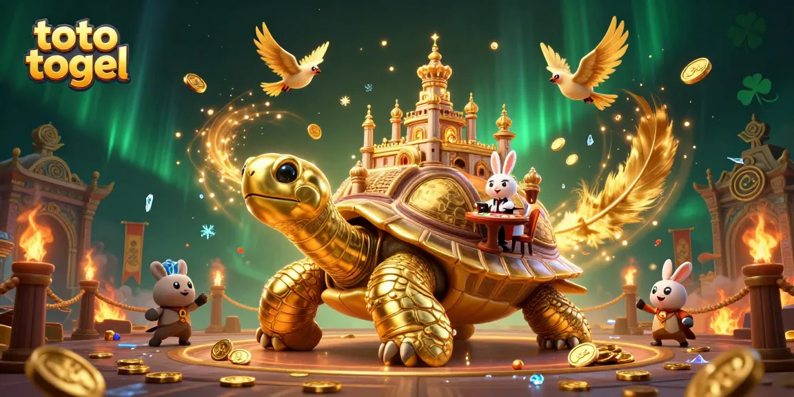 Engage in thrilling toto togel action with a scenic illustration of a whimsical casino world