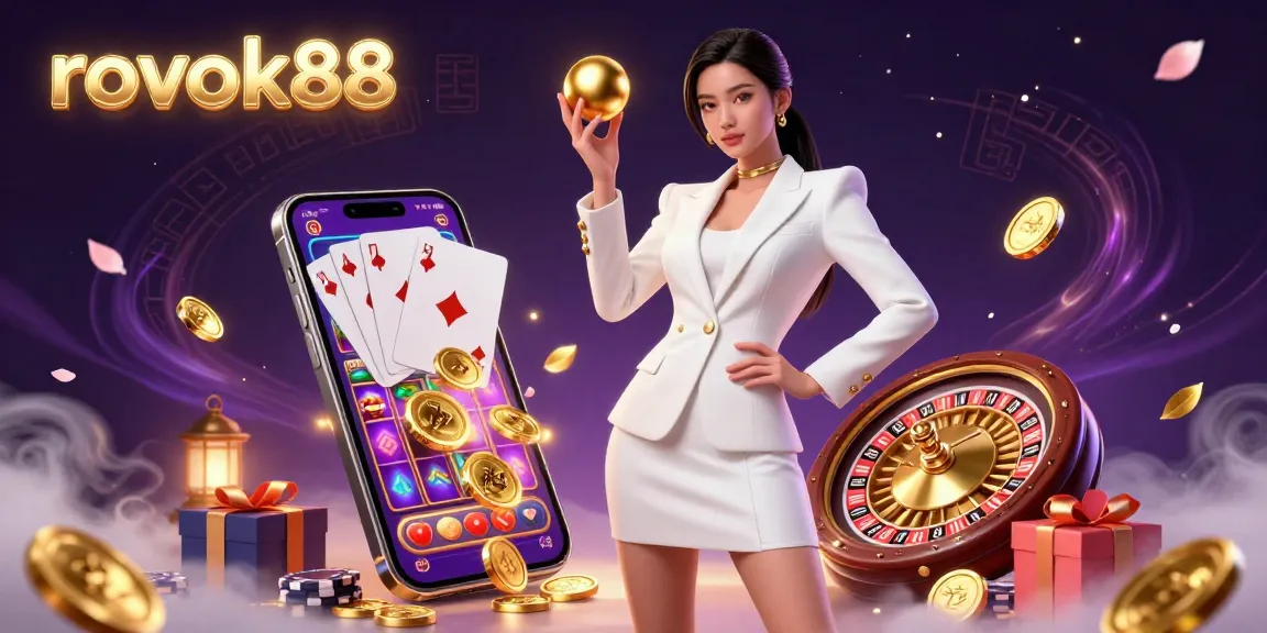 Experience excitement with rokok88, a stunning 3D casino illustration featuring vibrant slot game dynamics.