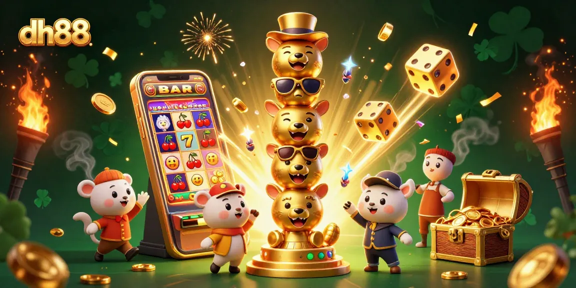 Experience dh88's vibrant casino thrills with a dazzling explosion of gaming action.