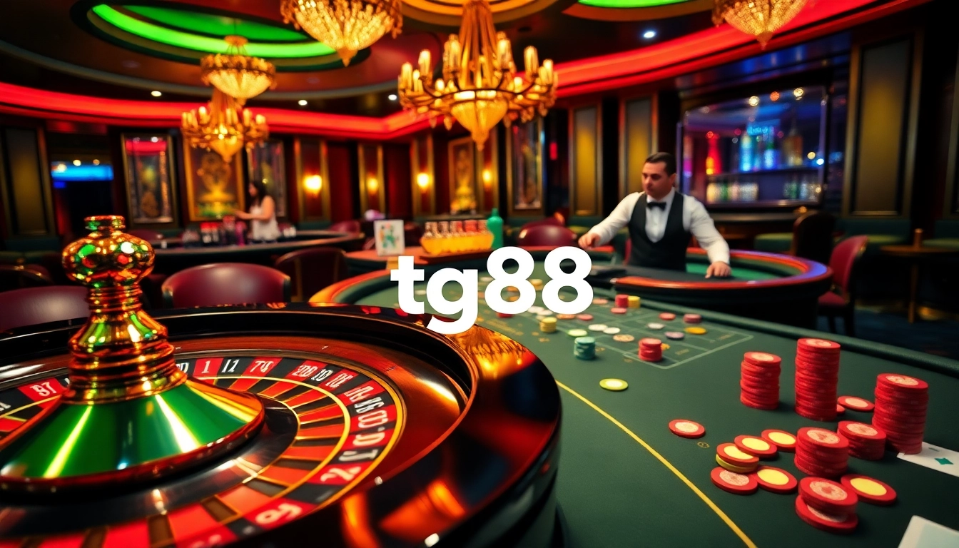 Experience the thrill of tg88 casino gaming with vibrant tables and exciting action.