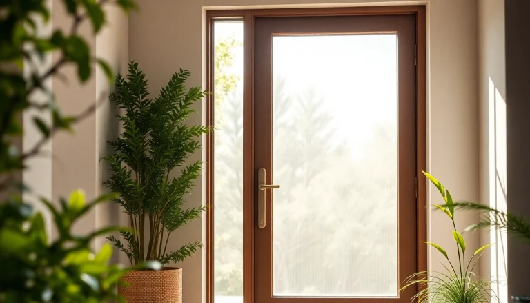 Effortlessly install the myggenet dør to keep insects out while enjoying fresh air.