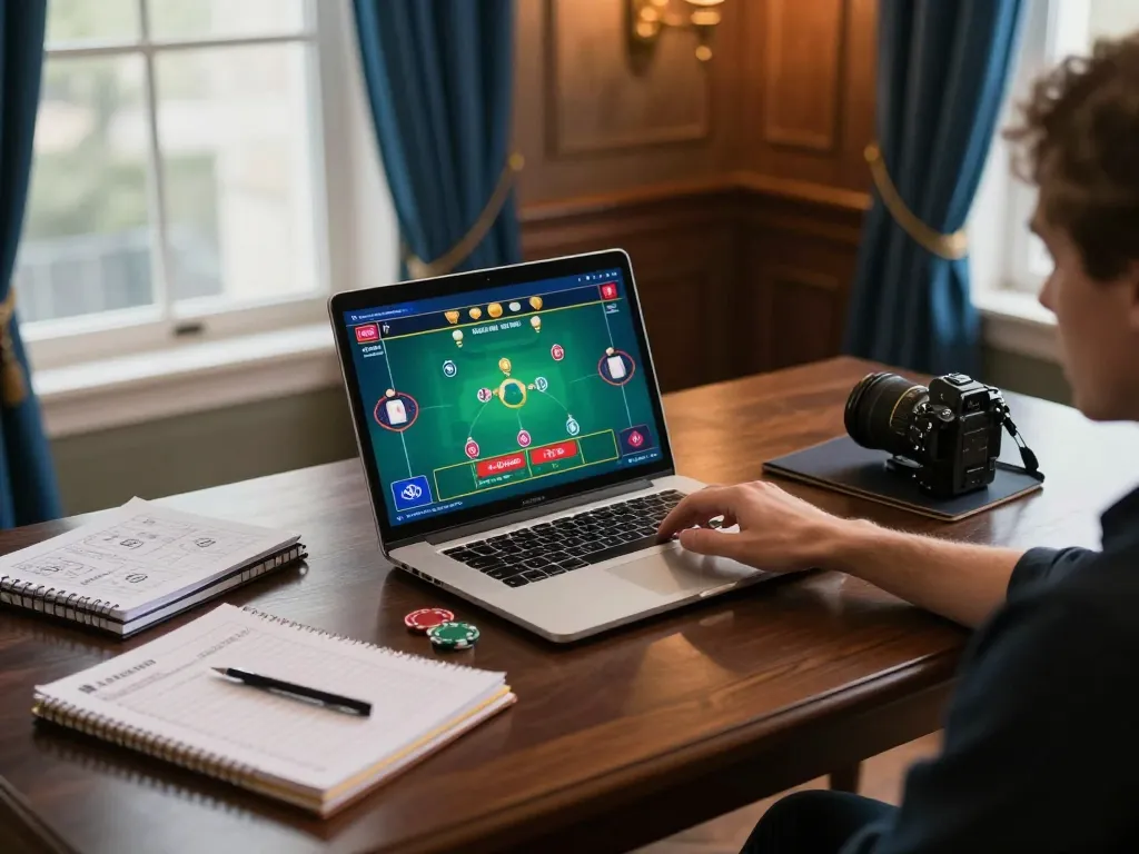 Engaging online gaming session at https://cm88bet.org/ with strategic betting setup and cozy ambiance.