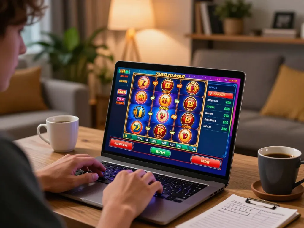 Engaging online gaming at https://da88.navy/ with vibrant slot games on screen, showcasing strategic gameplay.