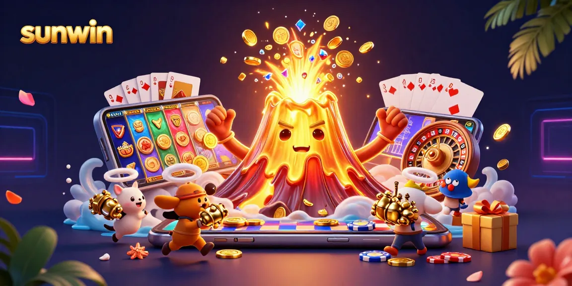 Experience thrilling gameplay with sunwin's vibrant casino scene filled with treasures and excitement.