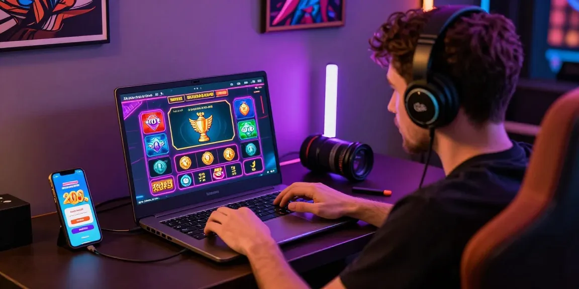 88m casino gaming scene with user engaged in live games, vibrant graphics, and immersive atmosphere.
