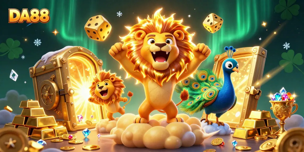 Engage with DA88's thrilling online casino experience, featuring dynamic characters and exciting game elements.