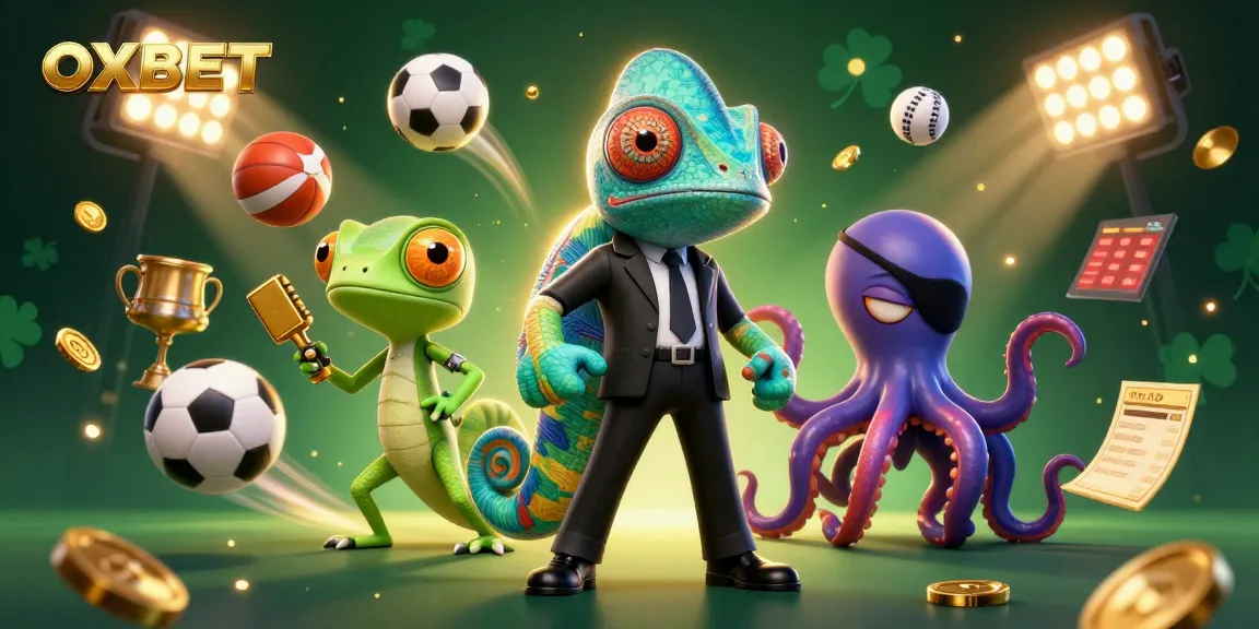 Bet on sports with OXBET's thrilling betting experience showcased through dynamic animated elements.