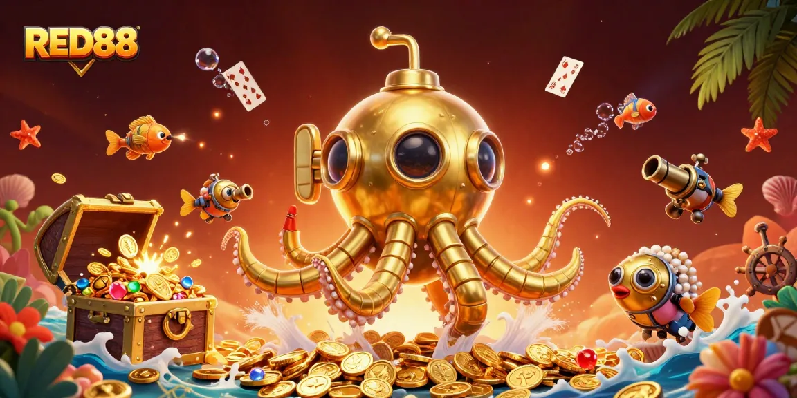 WIN big at RED88 with thrilling underwater adventures and gold-filled treasures.